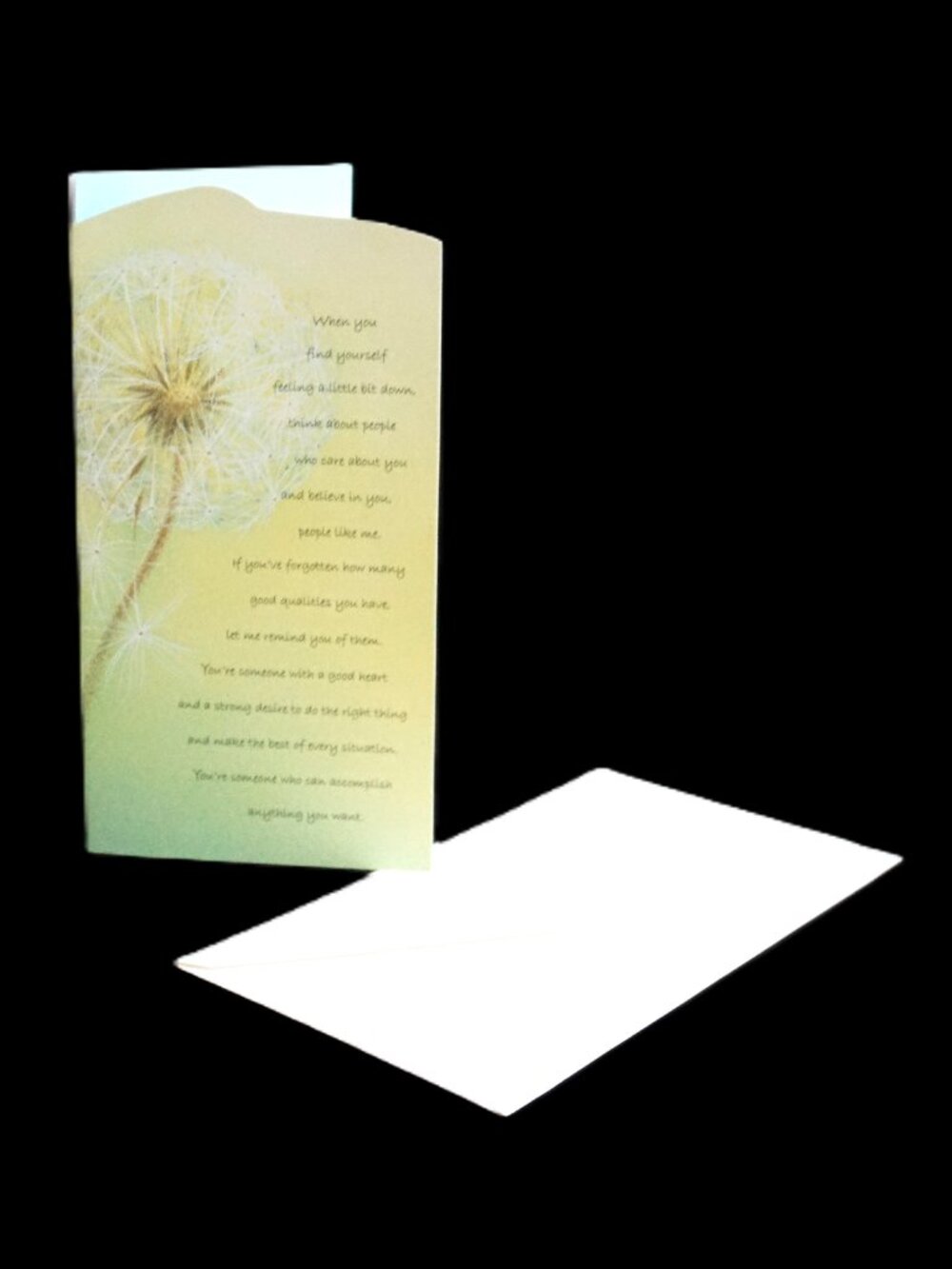 Hallmark Vintage Dandelion Front Encouragement Between You & Me Greeting Card